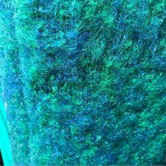 Vintage mohair/ wool blend zip coat. Hand woven in Ireland. - Picture 10 of 13